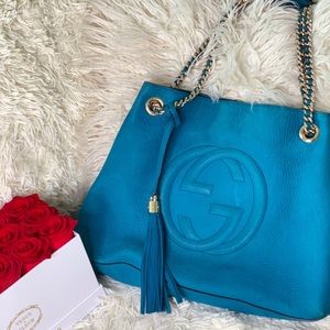 Soho Gucci Turquoise Shoulder bag